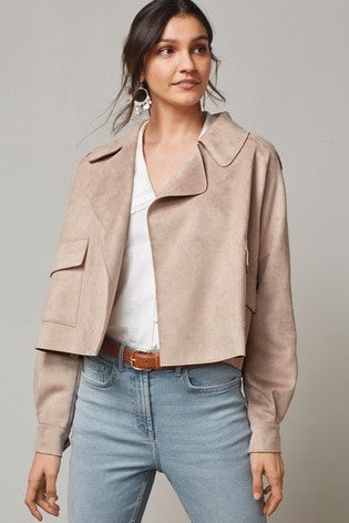 next suede jacket