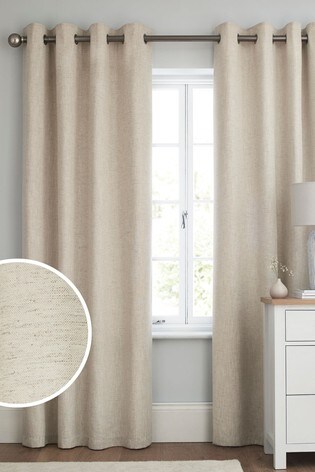 Linen Look Eyelet Curtains From, Linen Look Curtains