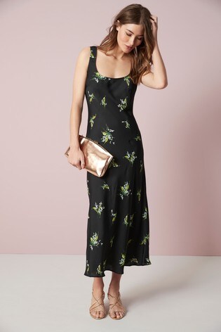 black floral dress next