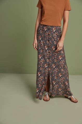 ditsy floral maxi skirt