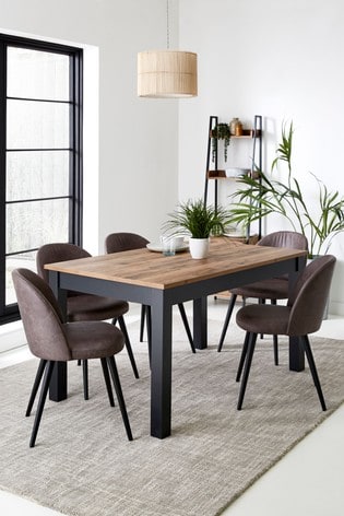 Buy Bronx 6 10 Seater Double Extending Dining Table From The Next