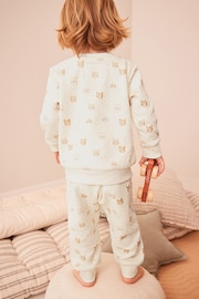 Cream Teddy Bear Quilted Pyjamas (9mths-6yrs) - Image 3 of 7