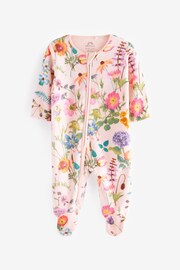 Pink Velour Sleepsuit (0mths-3yrs) - Image 1 of 8