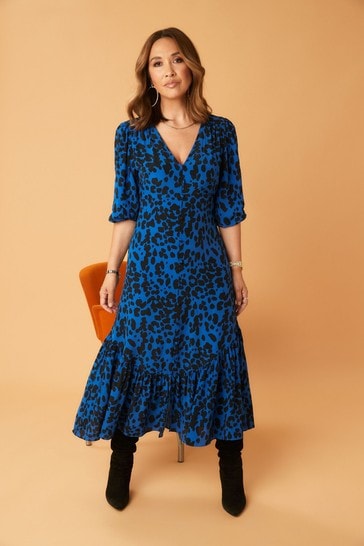 Buy Myleene Klass Printed Midi Dress ...
