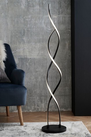 Callie Led Floor Lamp From The Next Uk - Gray Twist Floor Lamp Callie Led Floor Lamp From The Next Uk - Gray Twist Floor Lamp