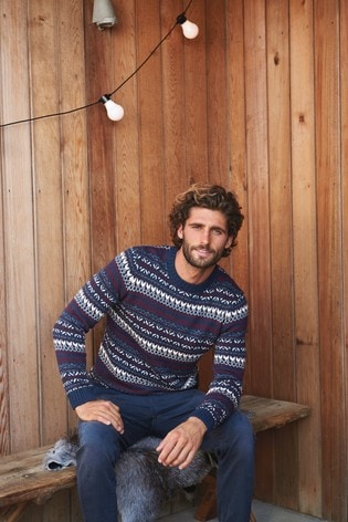 next mens xmas jumpers