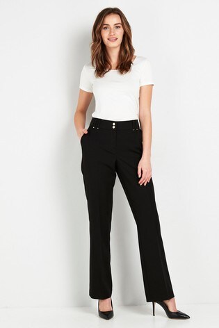 Buy Wallis Tall Black PVL Trousers from