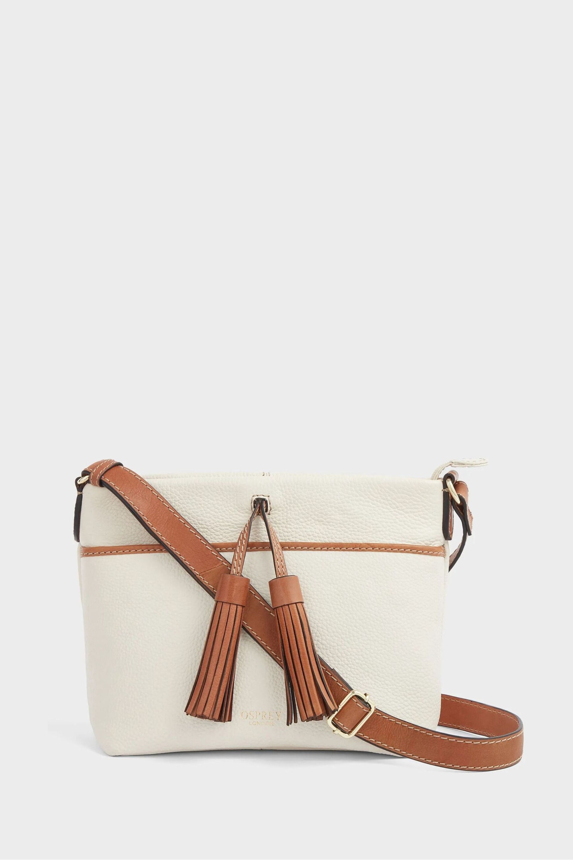 OSPREY LONDON The Savanna Leather Cross-Body Bag - Image 1 of 4