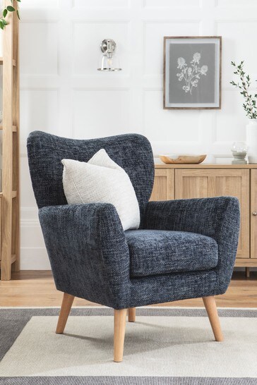 Buy Wilson Accent Chair With Natural Legs from the Next UK online shop