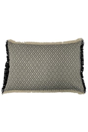 Riva Paoletti Monochrome Tangier Woven Rectangular Polyester Filled Cushion - Image 1 of 1