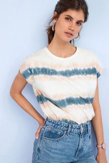 Mini Boden Boys vintage stripe slub cotton tees t-shirt short sleeve summer 