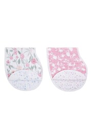 aden + anais™ Natural Cotton Muslin Ma Fleur Burpy Bibs 2 Pack - Image 1 of 4