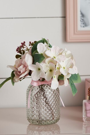 Buy Artificial Floral In Pressed Jar From The Next Uk Online Shop