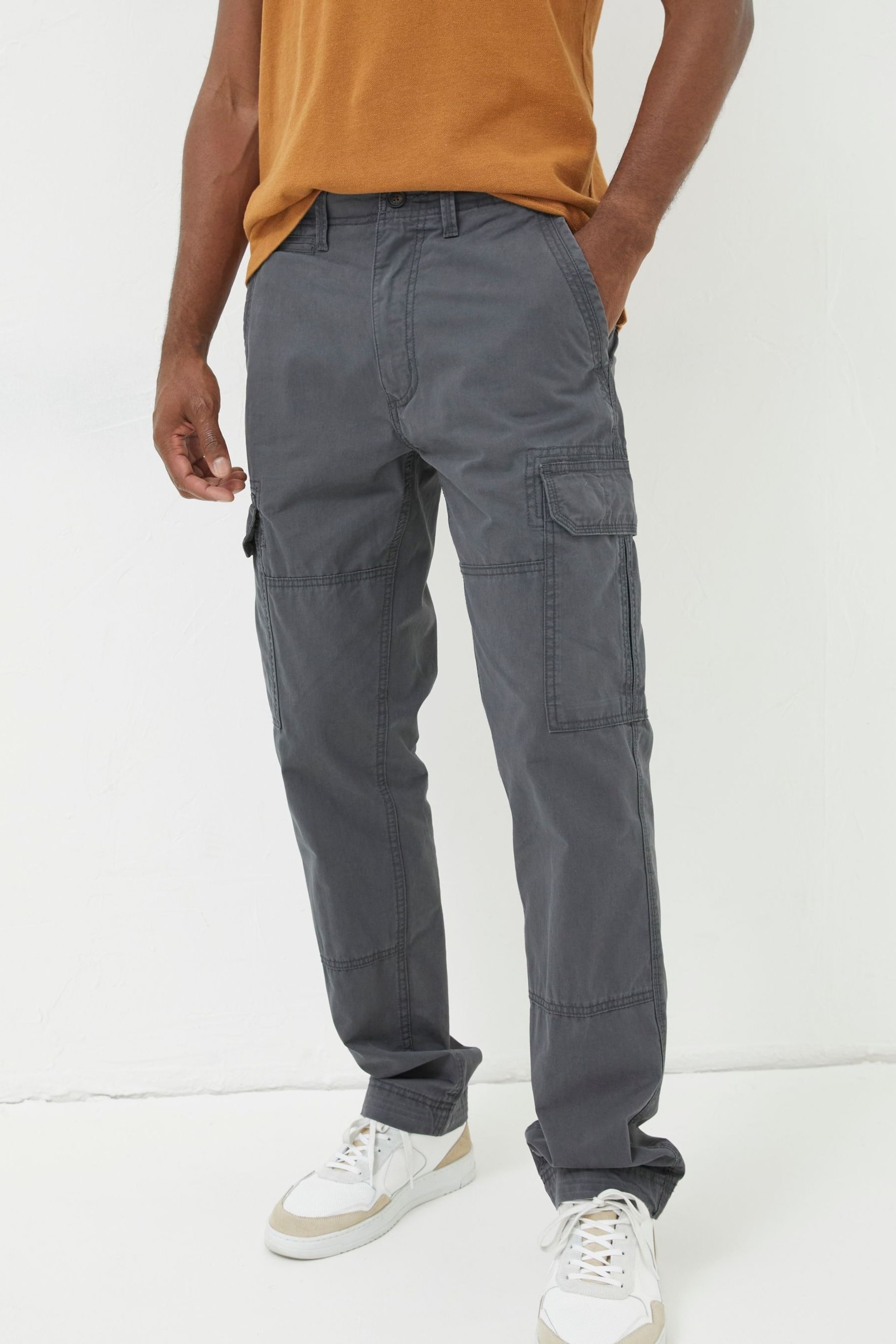 FatFace Grey Corby Ripstop Cargo Trousers - Image 1 of 5