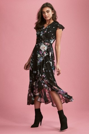 lipsy wrap dress