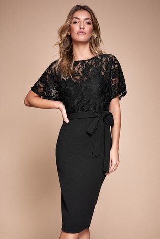 muriel lace bodycon dress