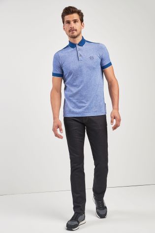 Luxembourg Armani From Poloshirt Exchange Buy Collar Contrast Next 6BAq0114wx