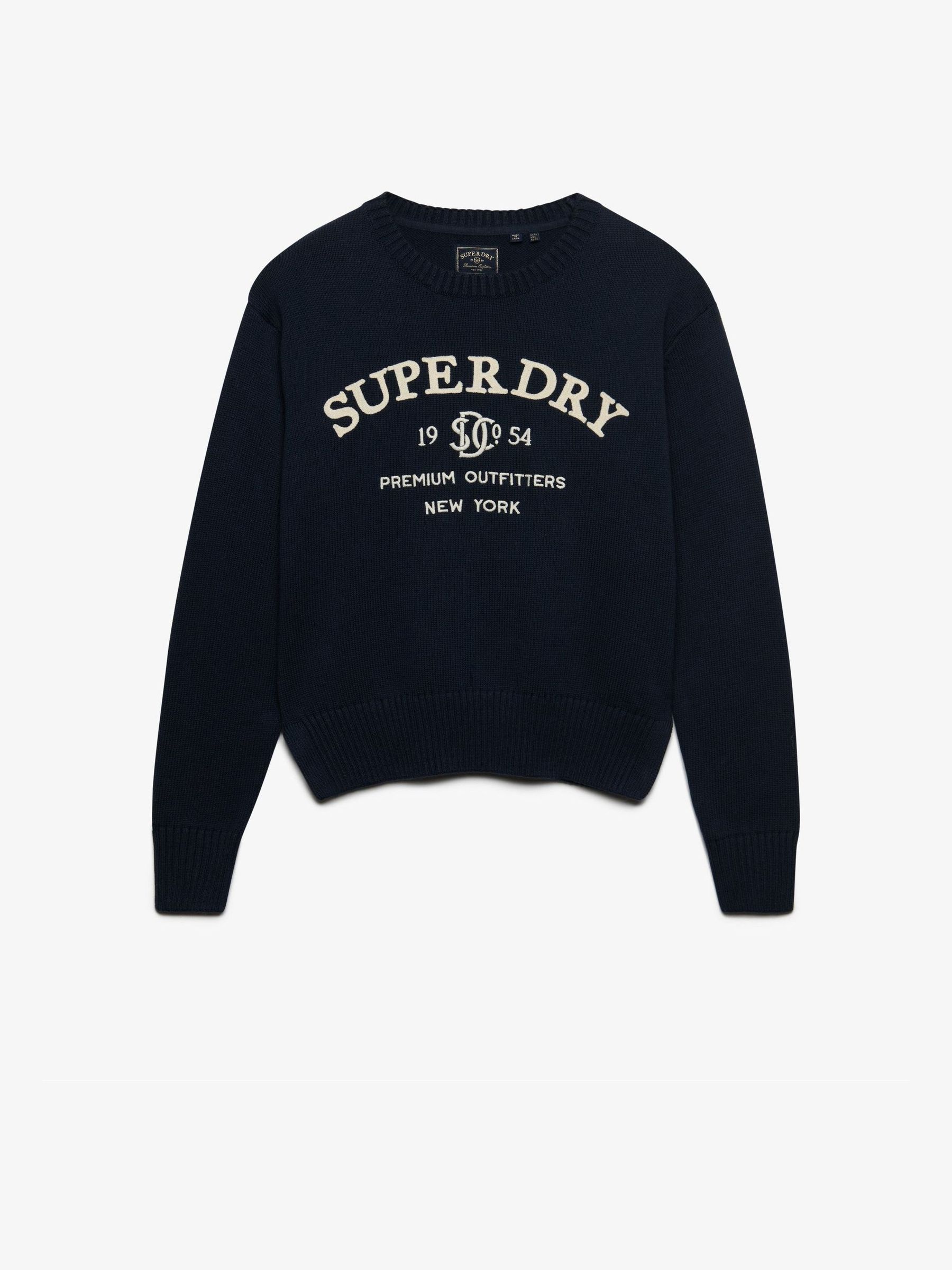 Superdry Mujer Bleu Jersey De Heritage Graphic - Imagen 3
