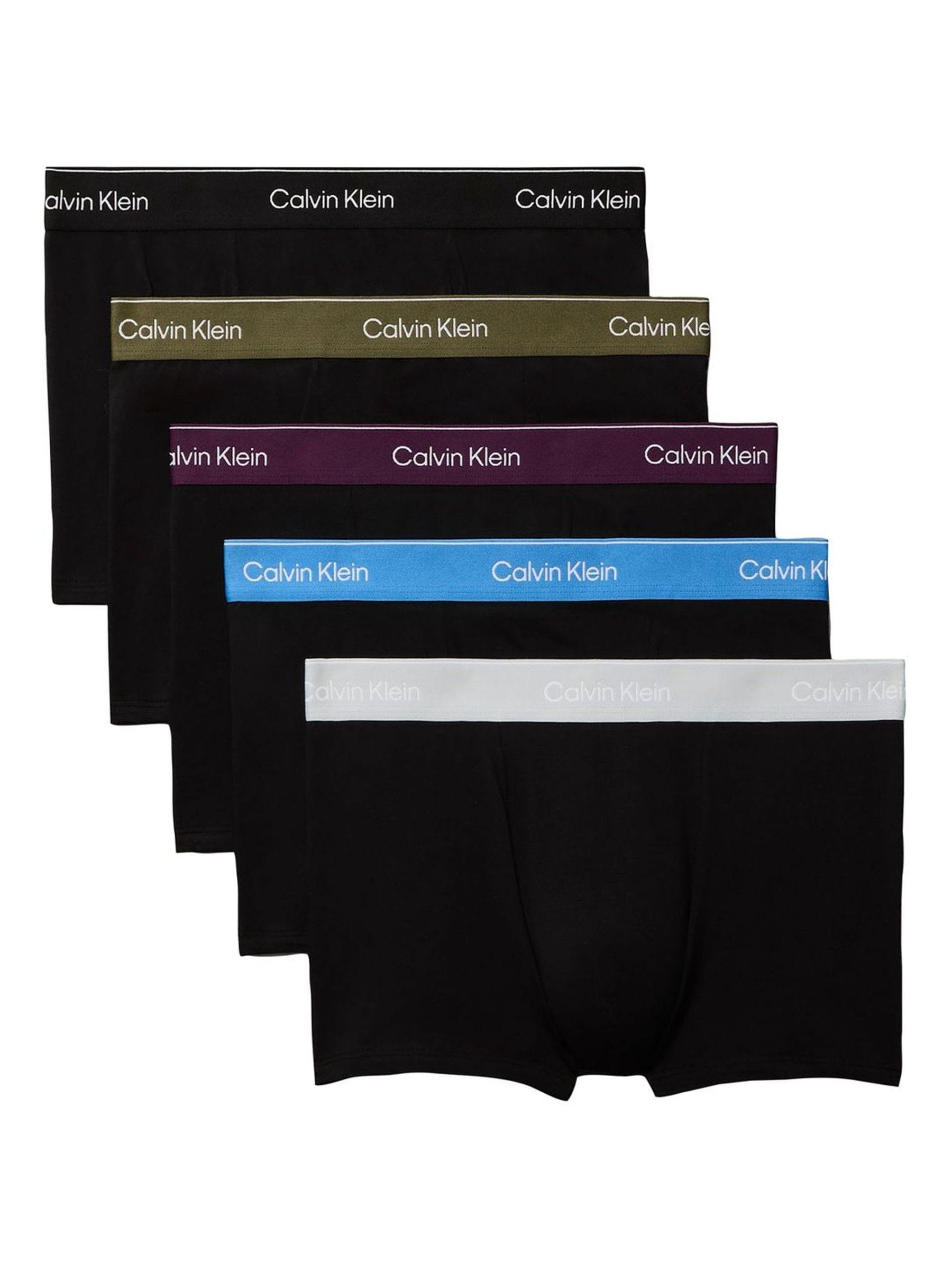 Calvin Klein Uomo Viola Boxer Relaxed Fit Trunk 5-Pack Xl - Immagine 3