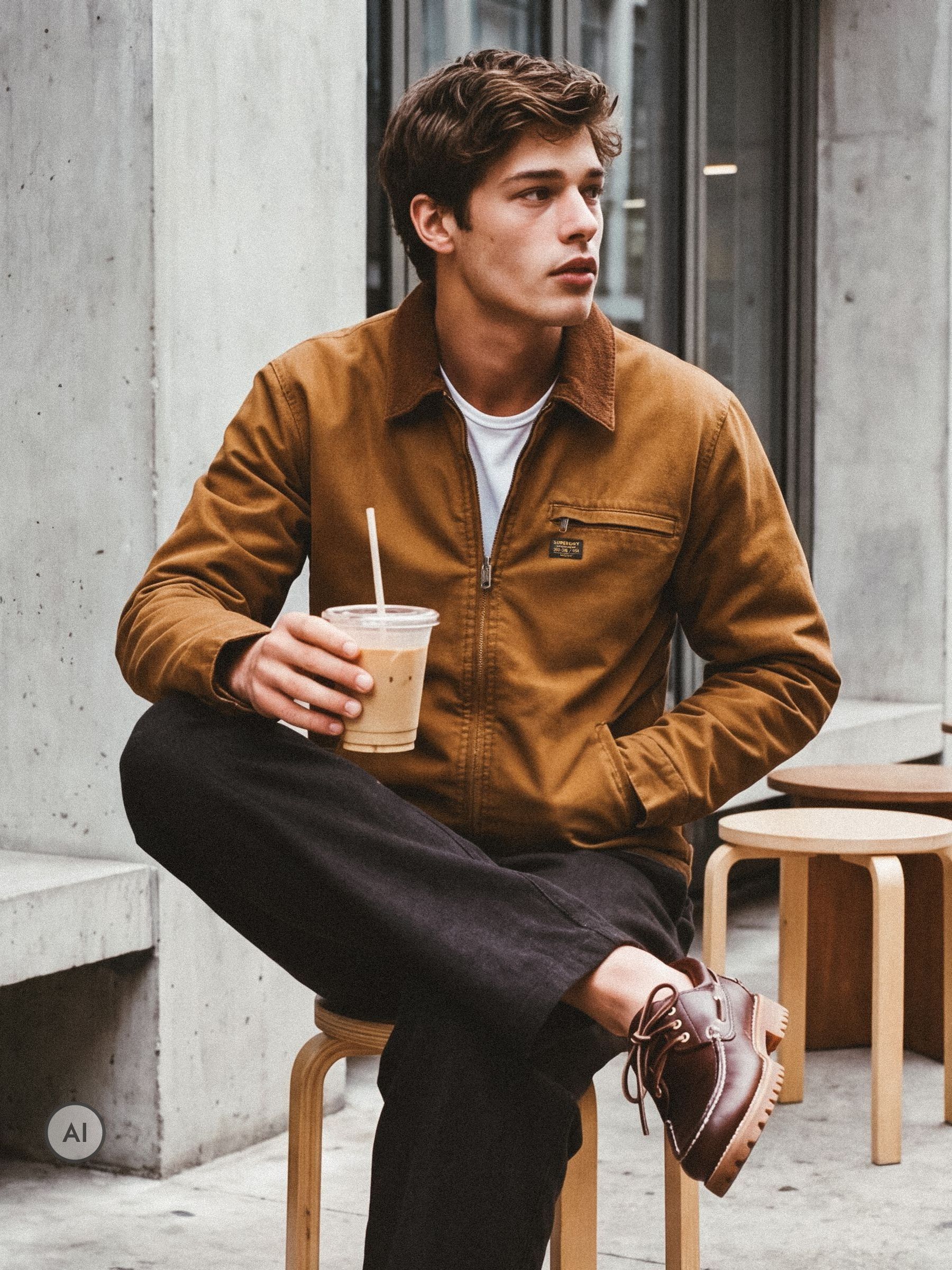 Superdry Marron Jacke Ranch - Bild 3