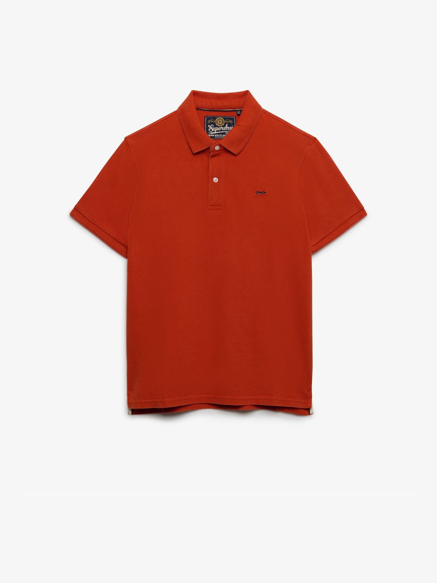 Superdry Uomo Arancione - Polo Classica In Piqué - Immagine 1