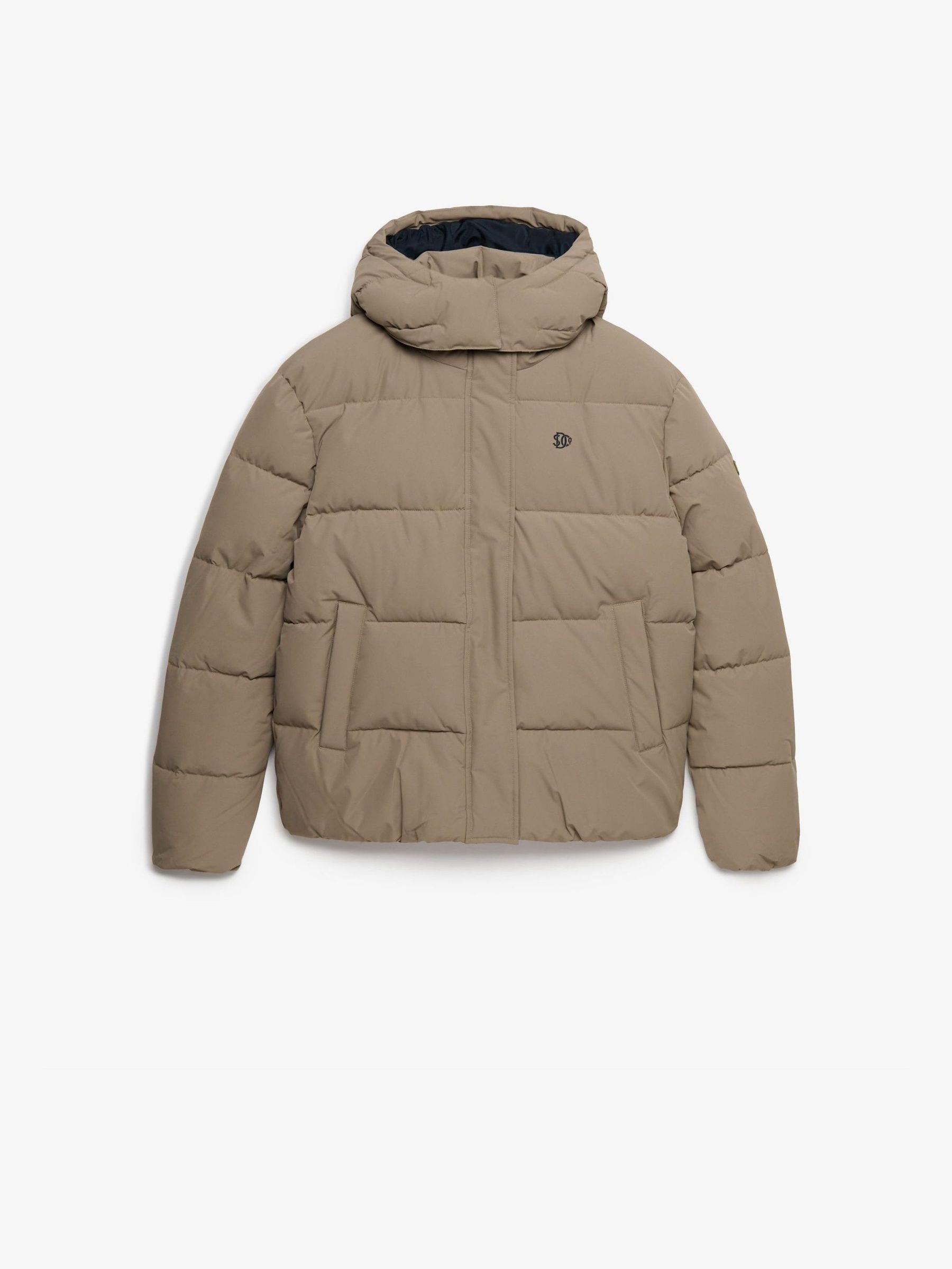Superdry Mujer Marrón Para W5012207a Chaqueta Con Capucha Premium (Xl), Casual, Poliéster Reciclado - Imagen 3