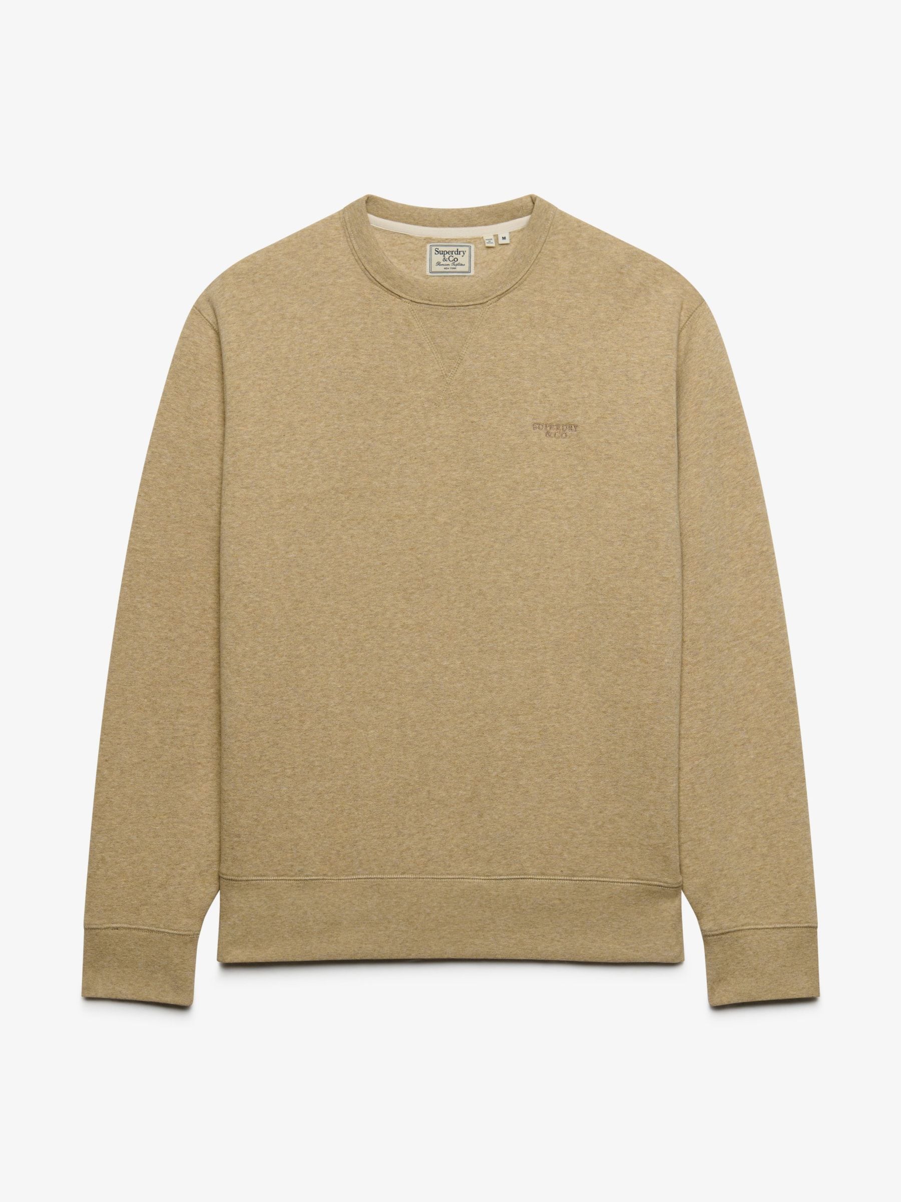 Superdry Beige Sweatshirt Mit Logo Essential Stacked - Bild 4
