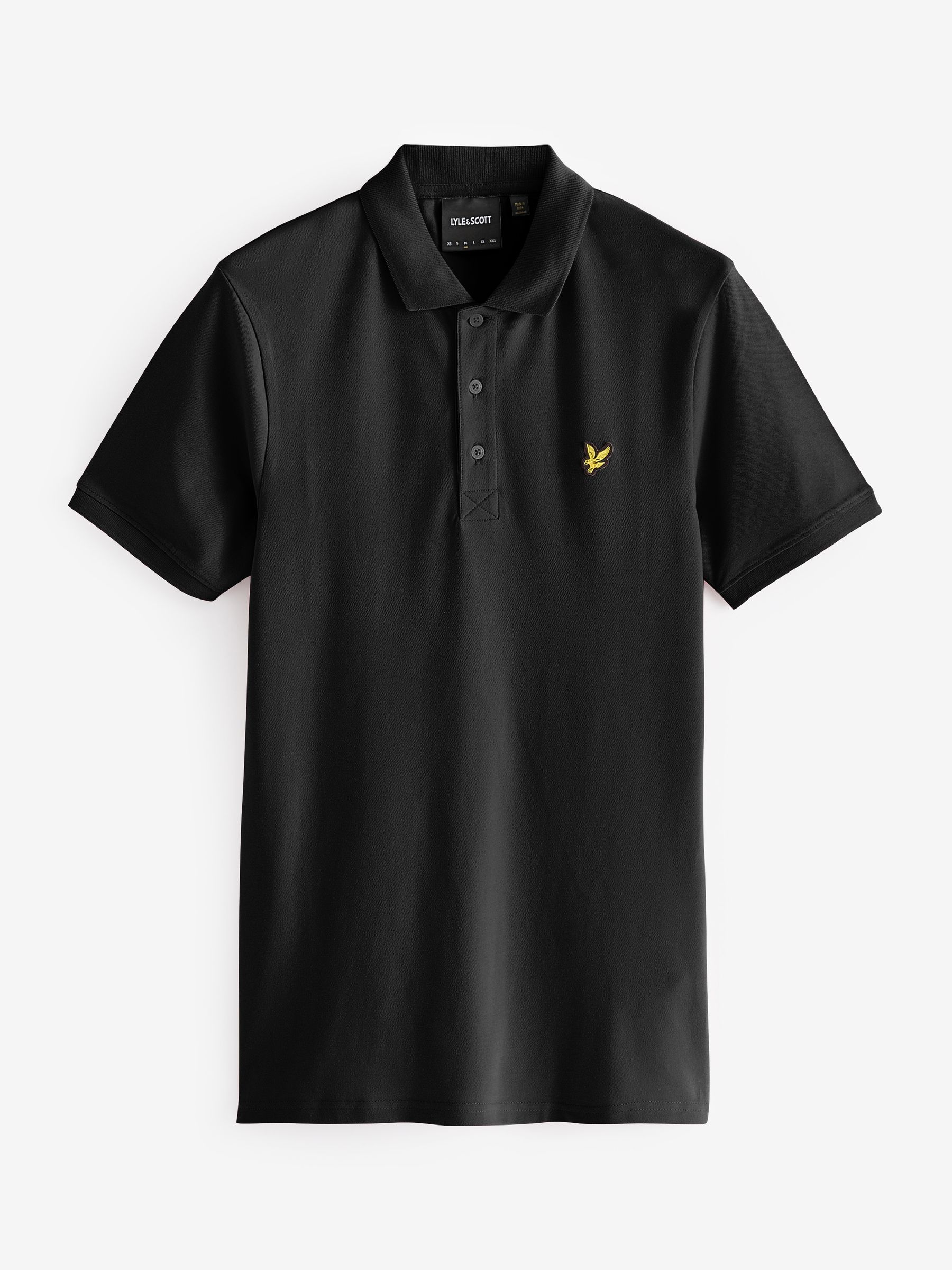 Lyle und Scott Plussize Polo Schwarz - Größe 5XL - Bild 3