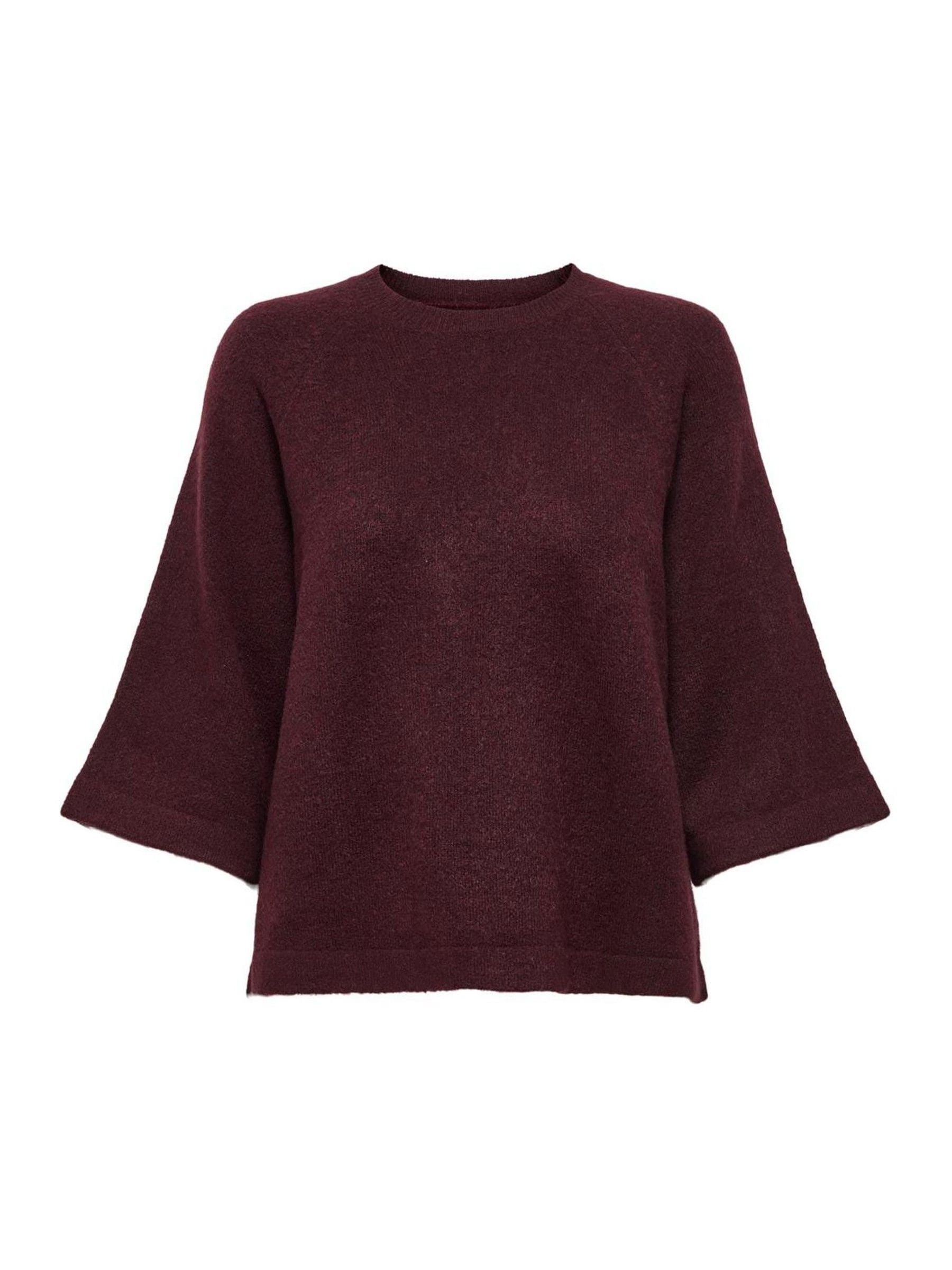 Only Damen Rouge Pullover Mit 3/4-Ärmeln Für Simoni - Bild 6