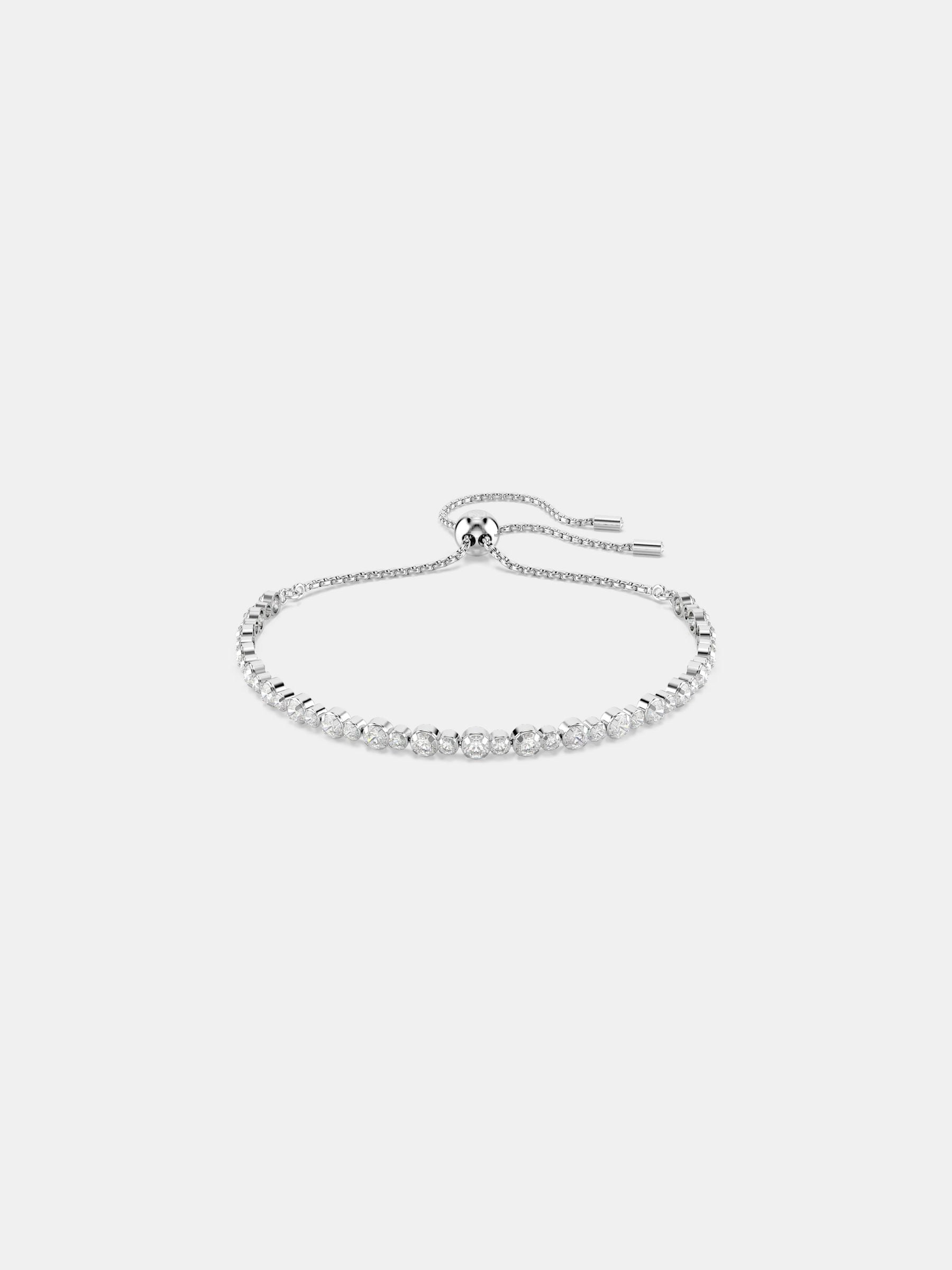 Swarovski Donna Bianco Matrix Tennis Bracelet - Immagine 1