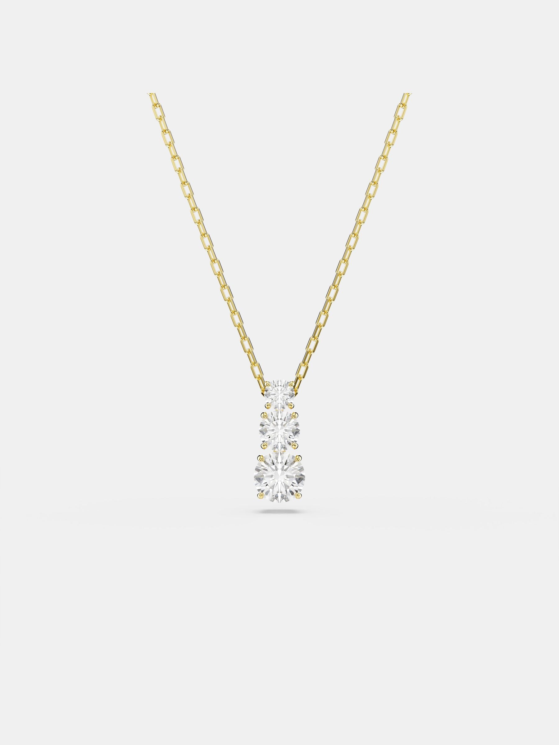 Swarovski Donna Bianco Stilla Attract Pendant - Immagine 1