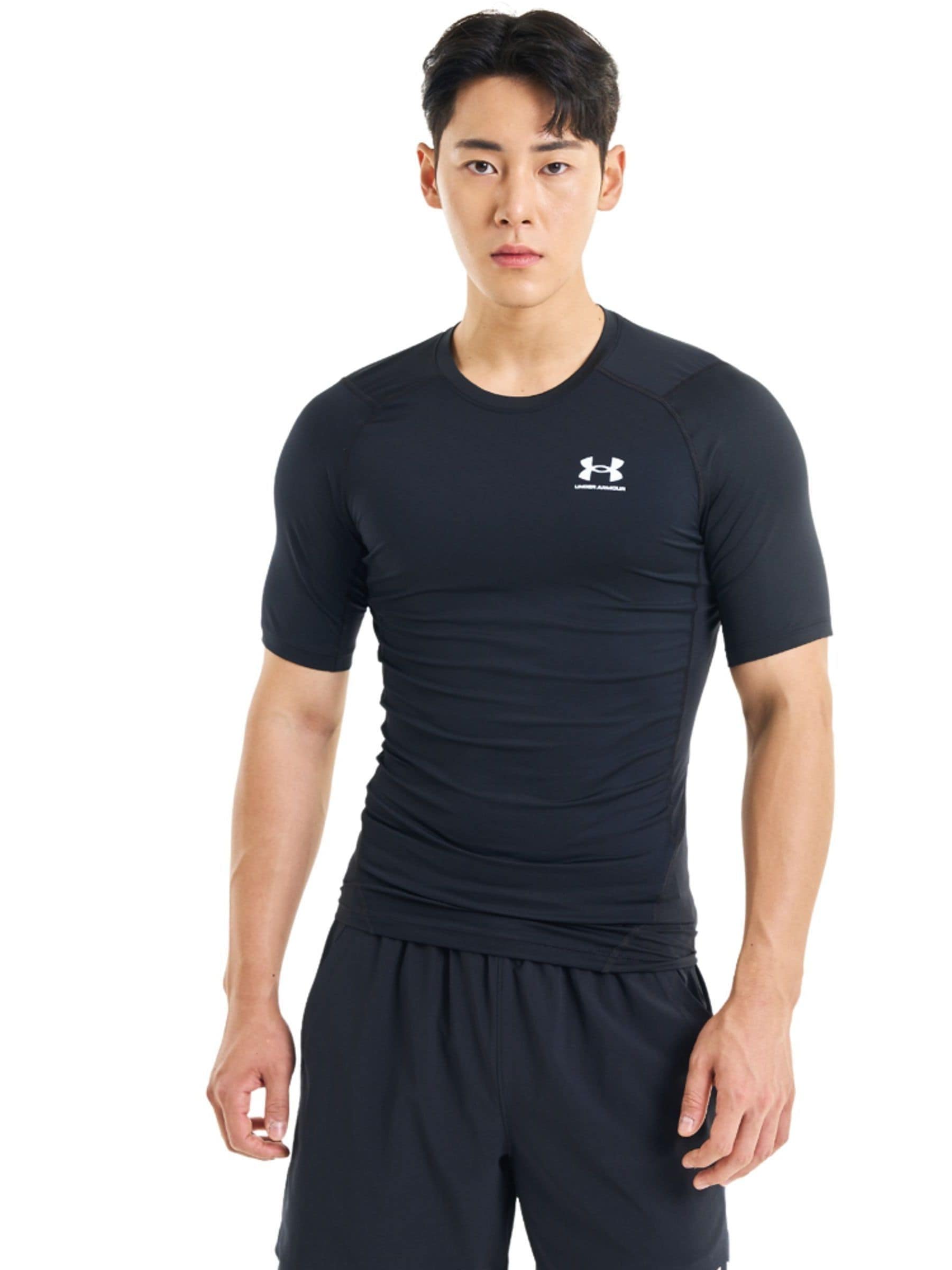Under Armour Uomo Nero Hg Compression Ss M - T Shirt Training - Immagine 8
