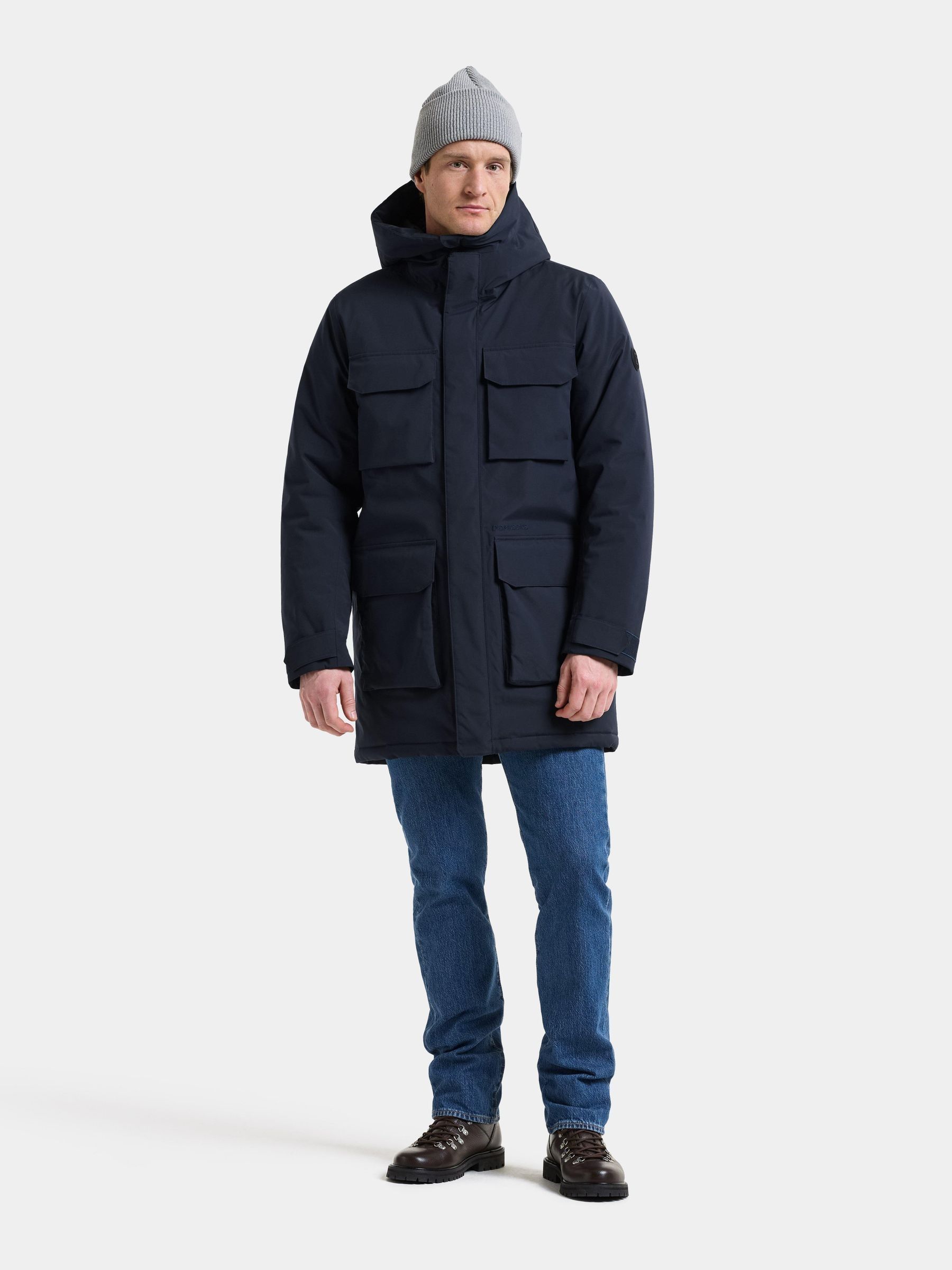 Didriksons Herren Parka Marine Größe XL aus Polyester - Bild 4