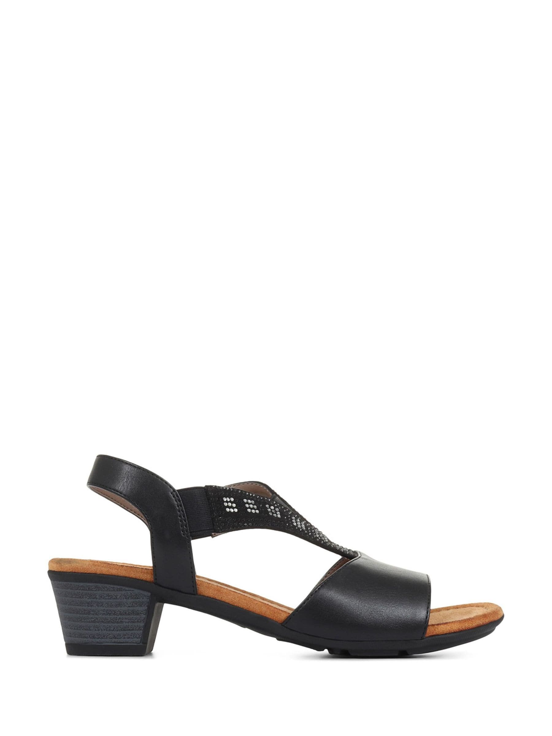 Pavers Sandalen Mit Absatz Und Fersenriemen, Natur