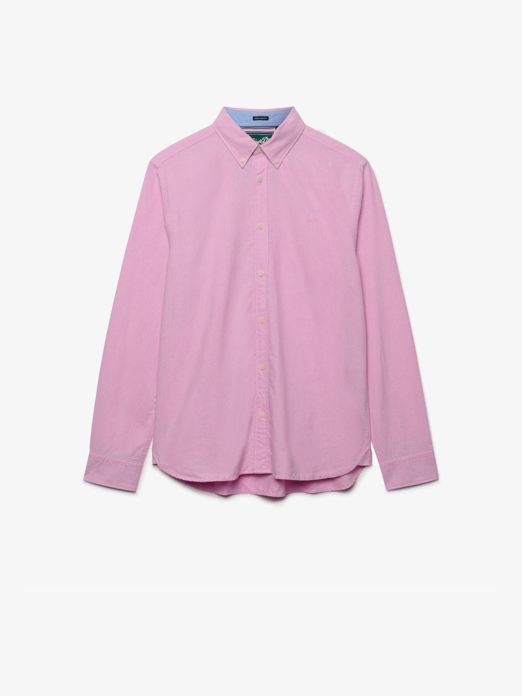 Superdry Bleu Langarmshirt Oxford Preppy - Bild 2