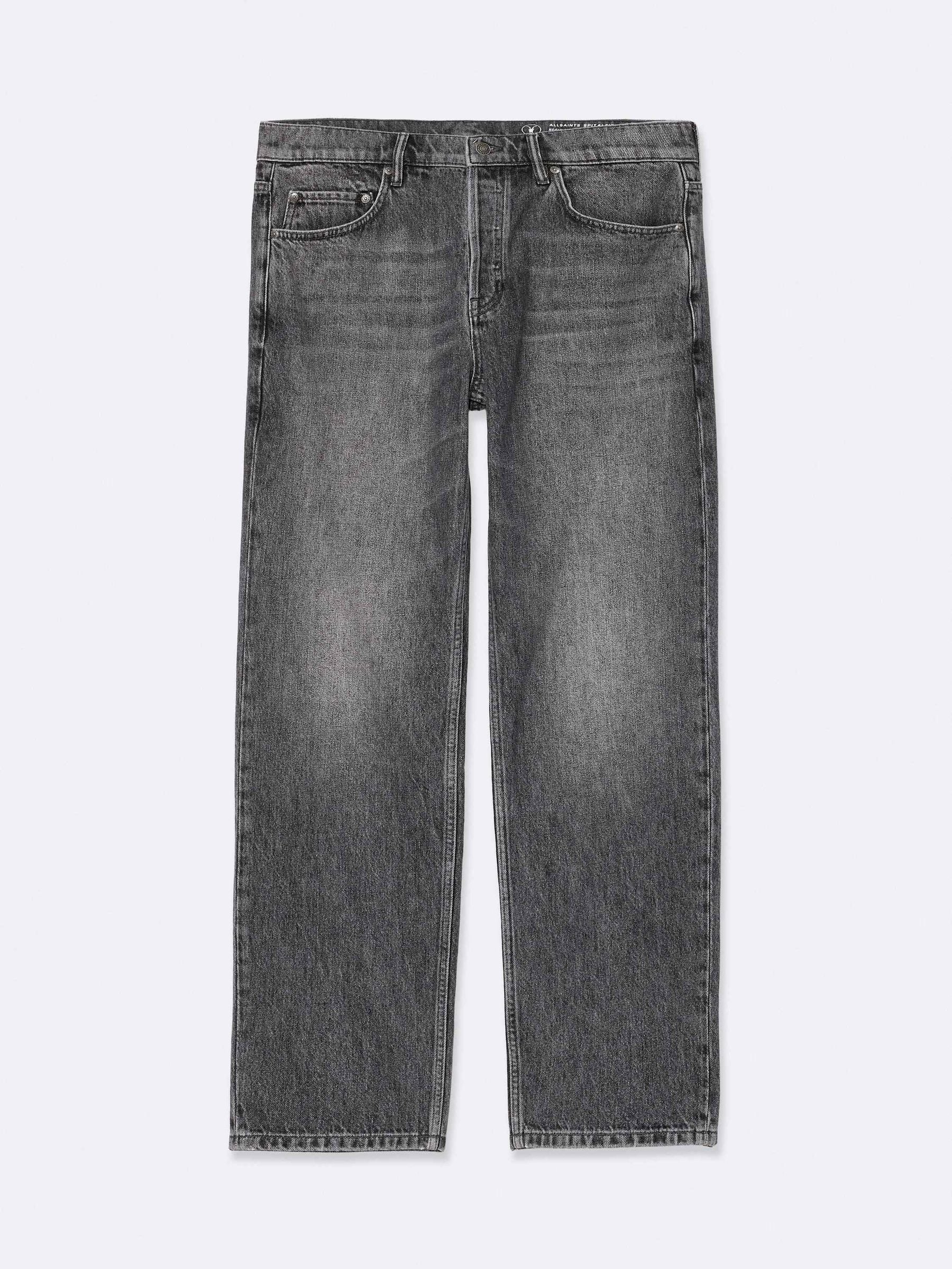 Allsaints Men's Regular Straight-Leg Jeans Grey Size Size 31/L30 - Bild 3