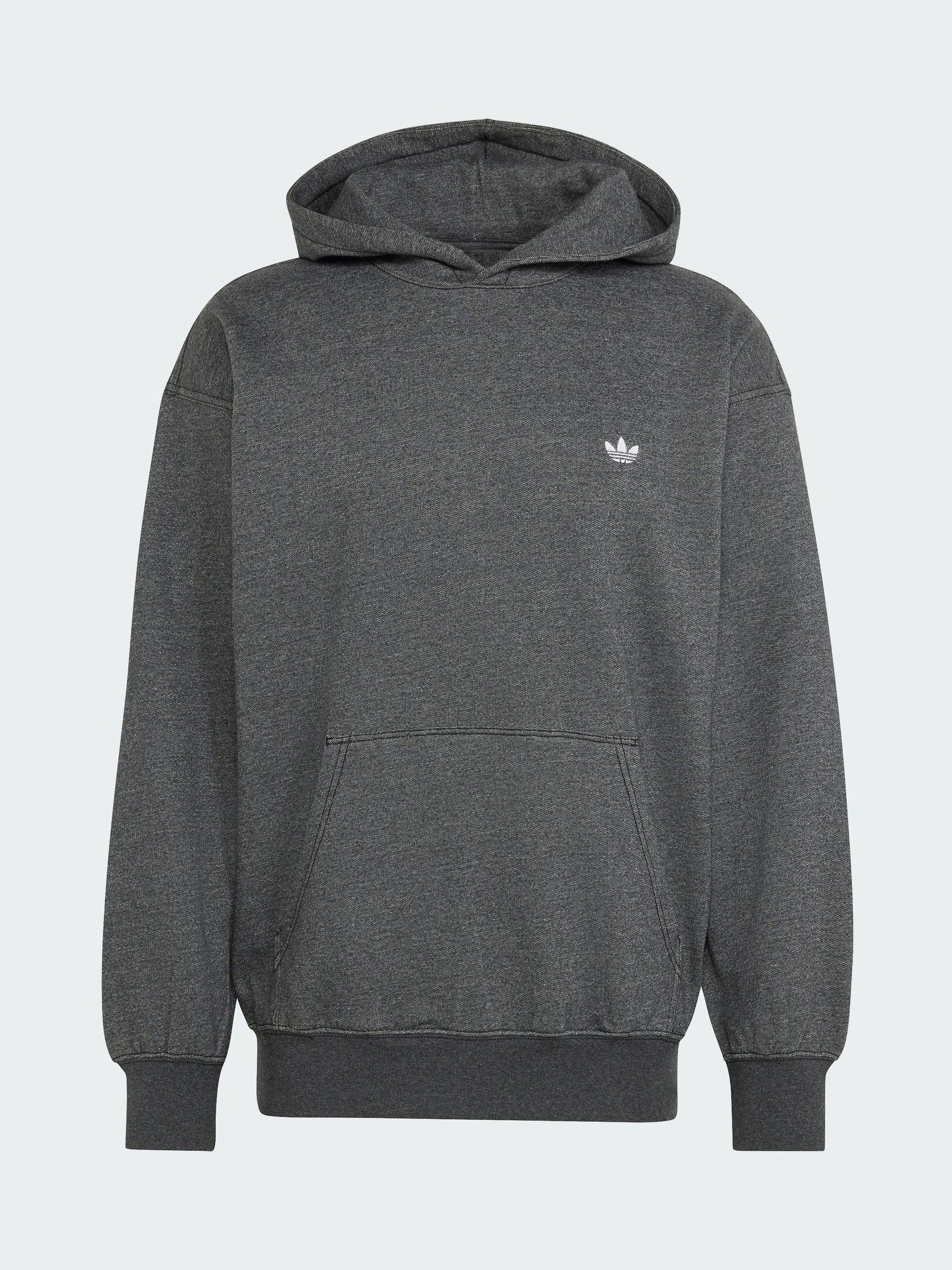 Adidas Uomo Grigio Trefoil - Felpe Con Cappuccio - Taglia M - Jersey Di Cotone - Immagine 5