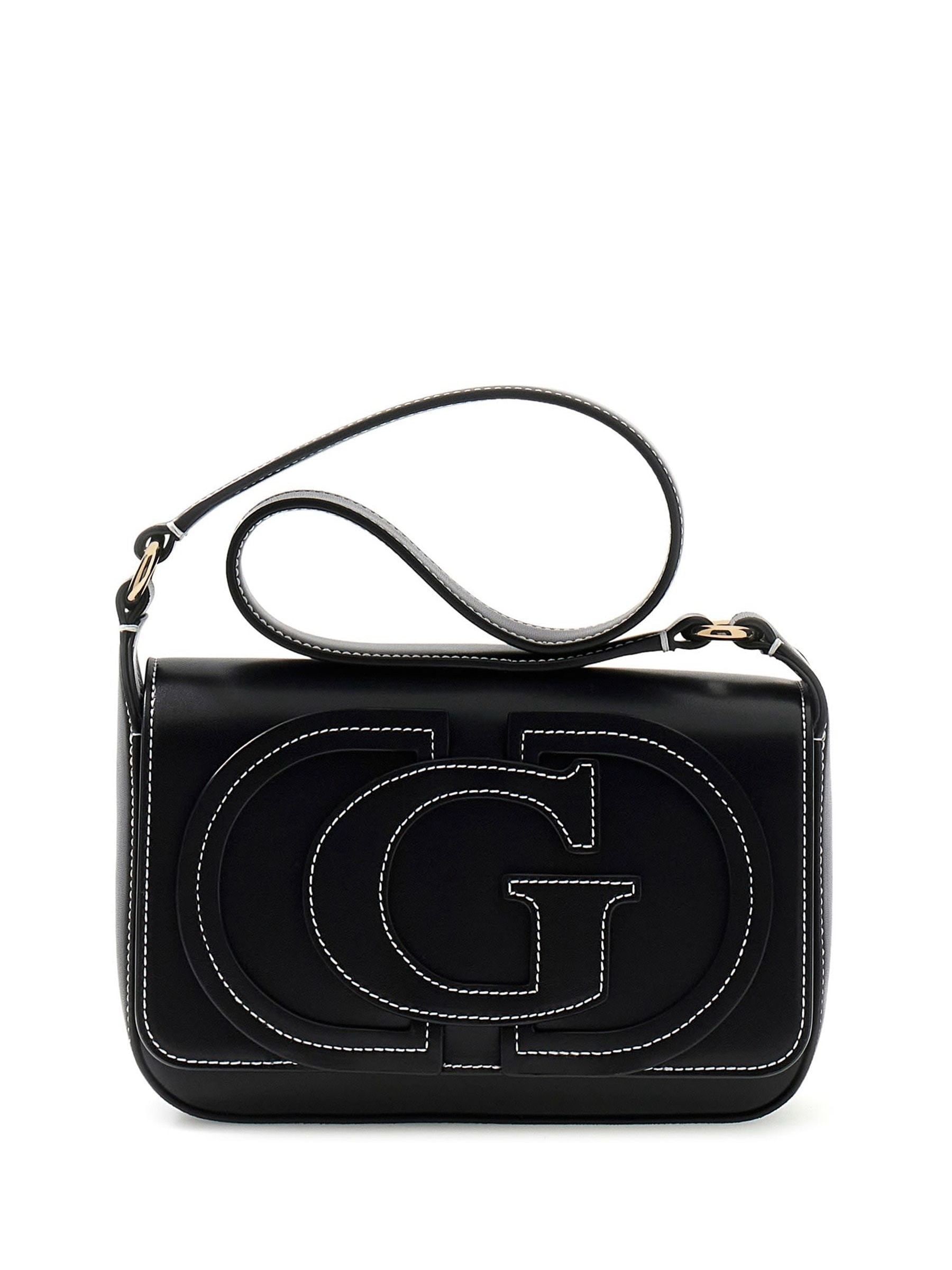 Guess Donna Nero Ruby Flap Shoulder Bag Universal - Immagine 5