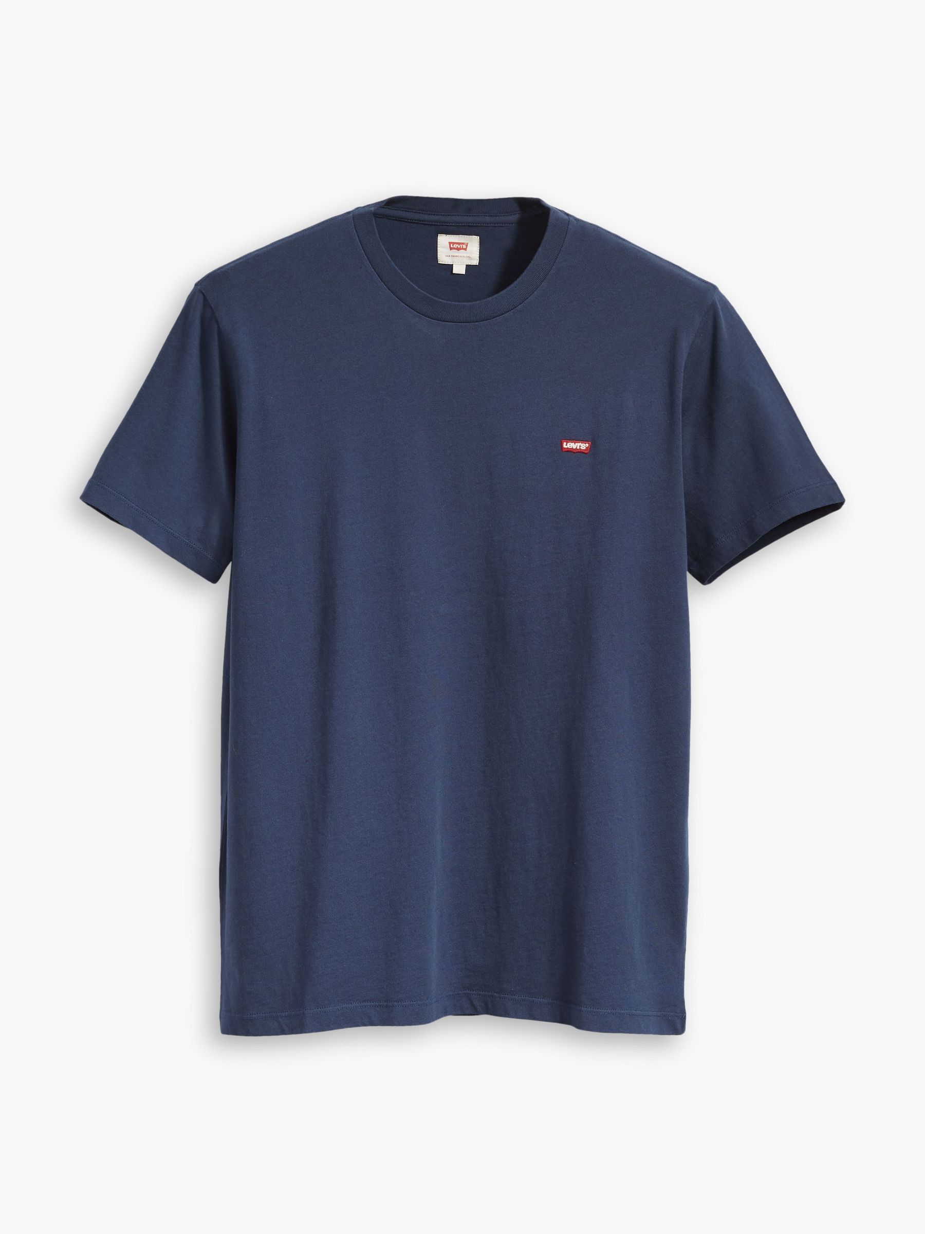 Levi's Uomo Blu Levi's Navy E Crew Neck 100% Cotton Original Housemark T-Shirt - Immagine 1