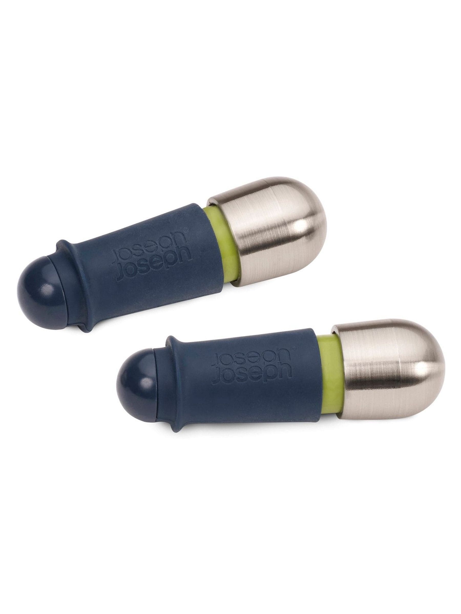 Joseph Joseph Unisex Bleu Set Of 2 Bar Wise Twist-Lock Wine Stoppers - Image 1