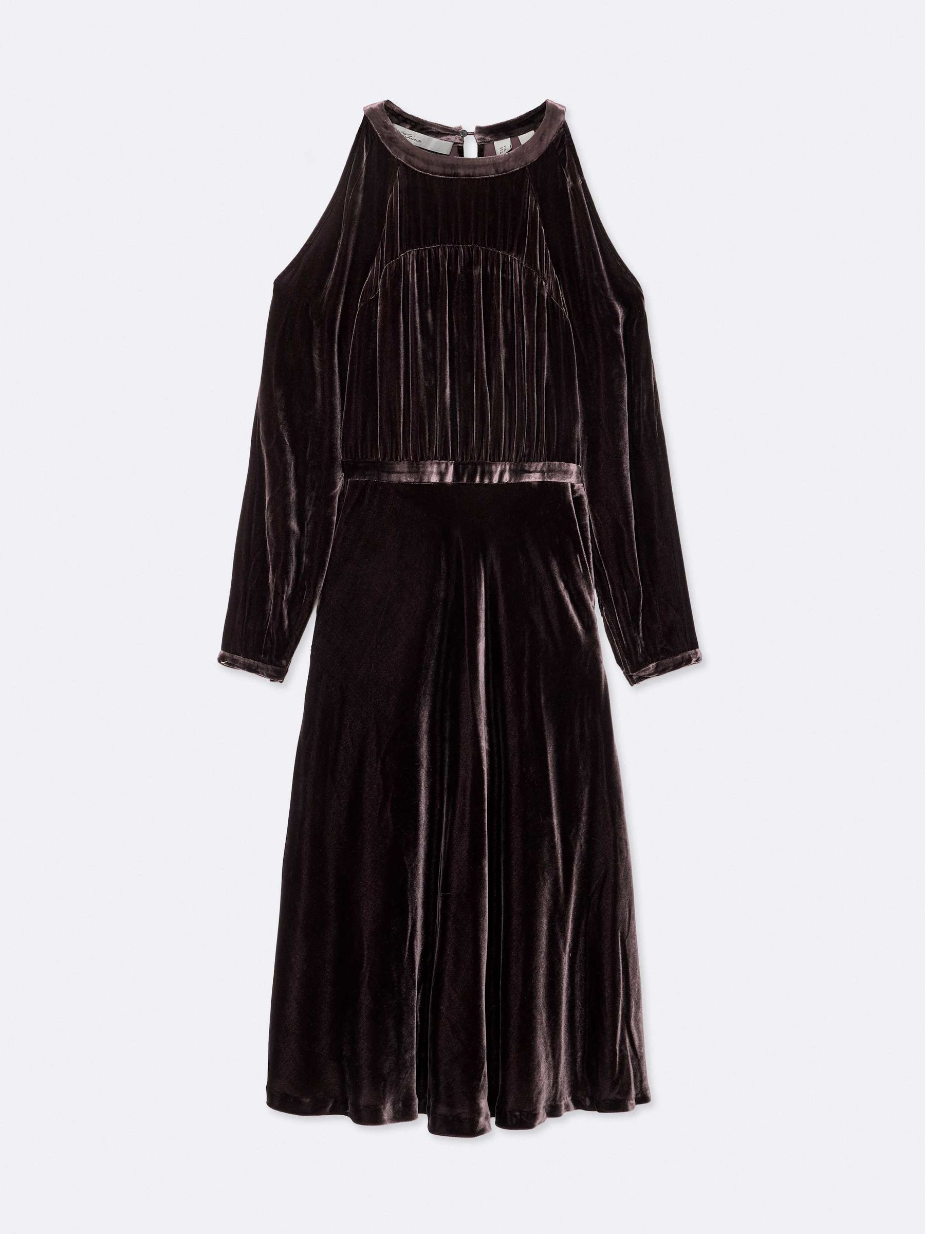 All Saints Damen Lila Allsaints Chrissy Midi Dress - Bild 1
