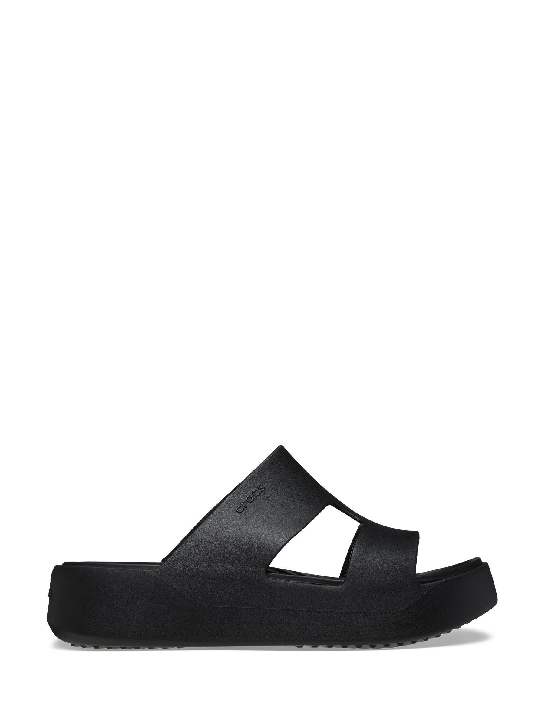 Crocs Femme Noir Sandales Plateforme Getaway H-Strap - Image 3