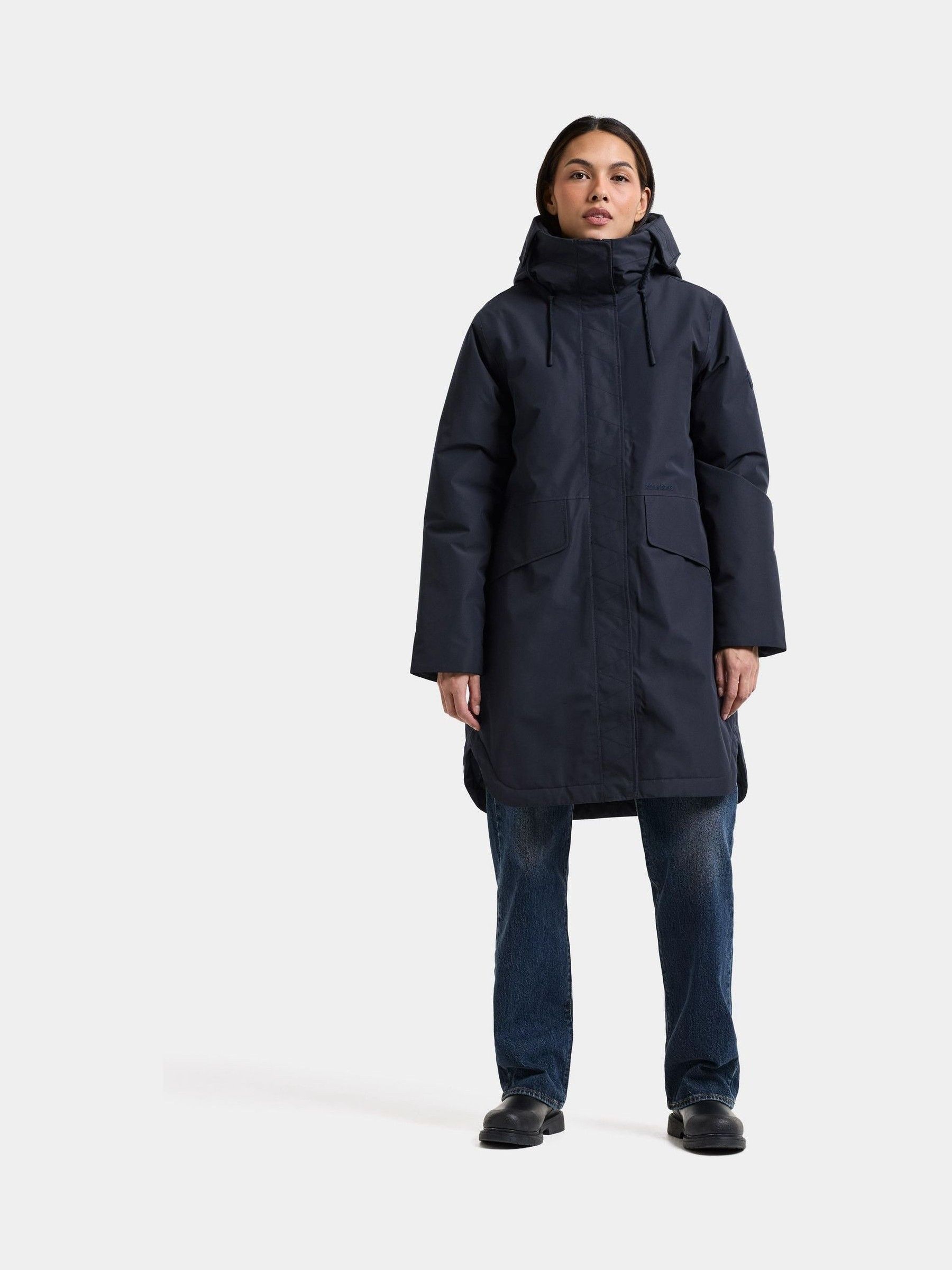 VAN GRAAF Didriksons Damen Marine Parka Blau, Größe 36 - Bild 3