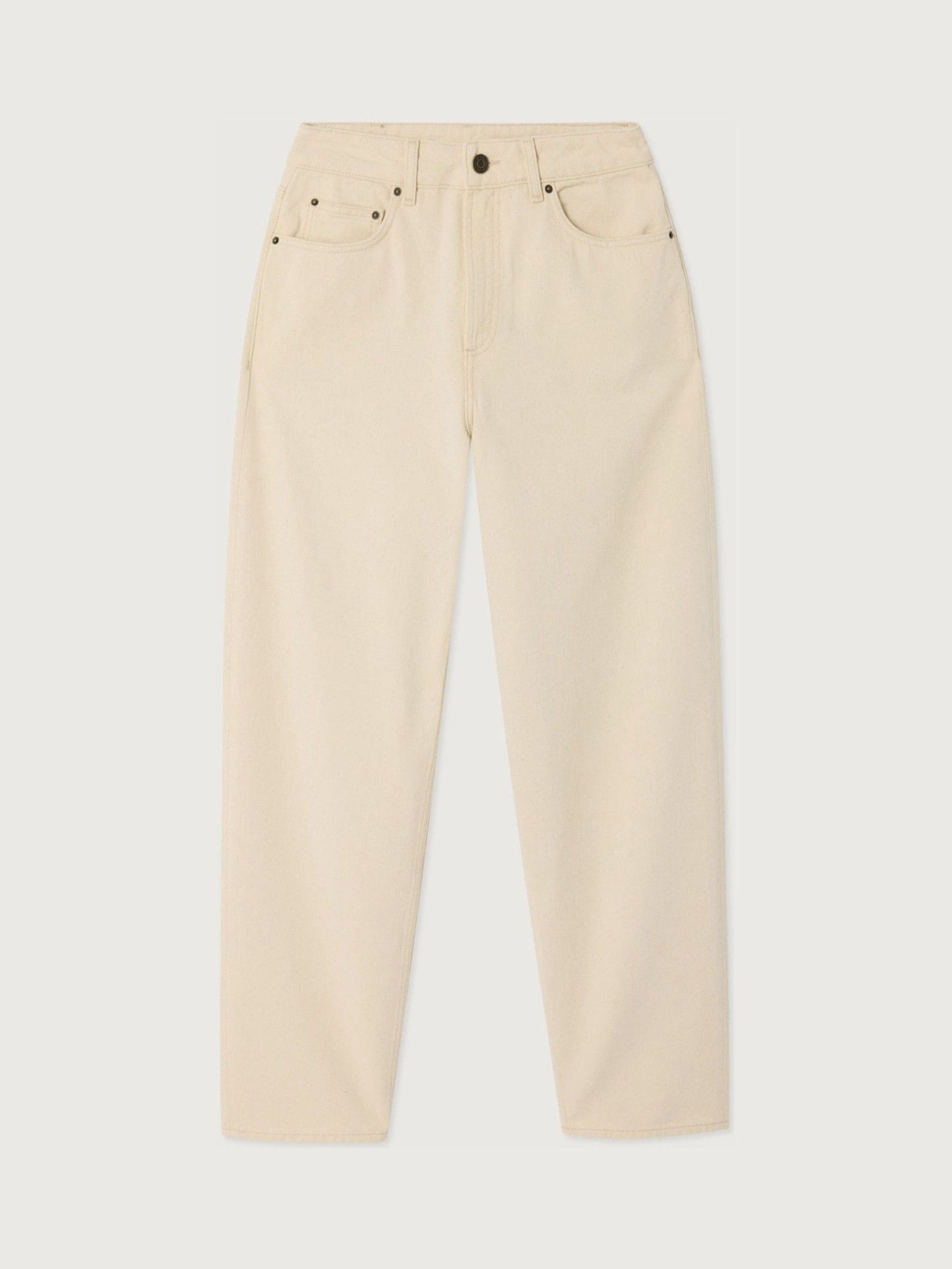 American Vintage Cream Baggy Snopdog Jeans