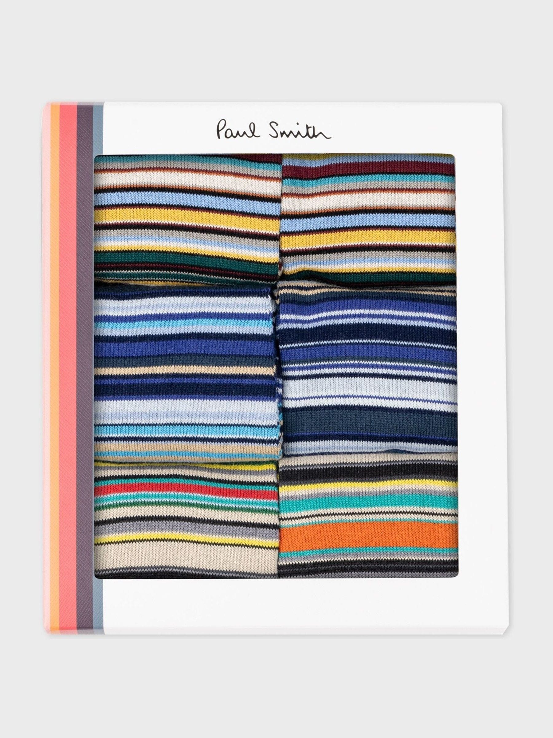 Ps Paul Smith Uomo Multi-Coloured Socks 6 Pack - Immagine 1