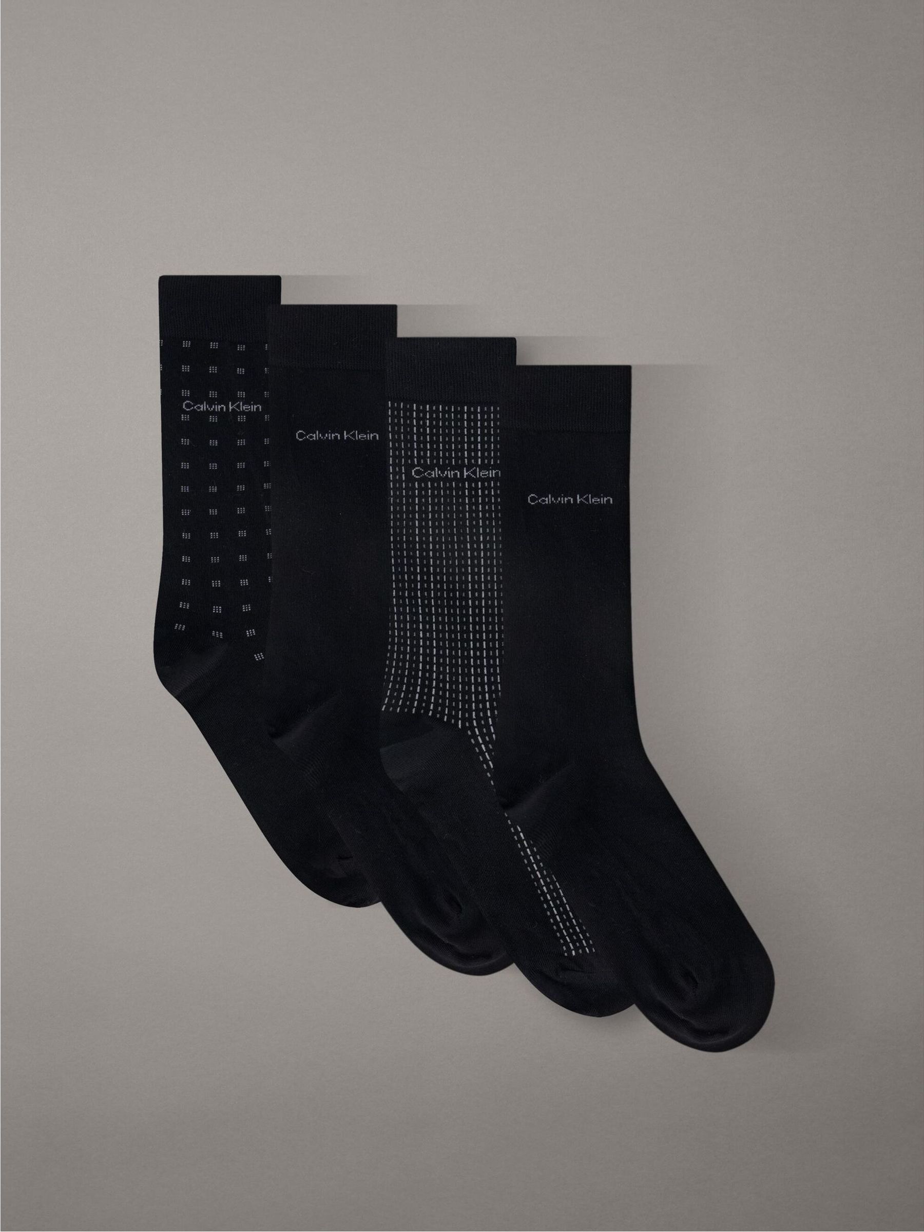 Calvin Klein Herren Schwarz Lange Socken 701241207 - Bild 3