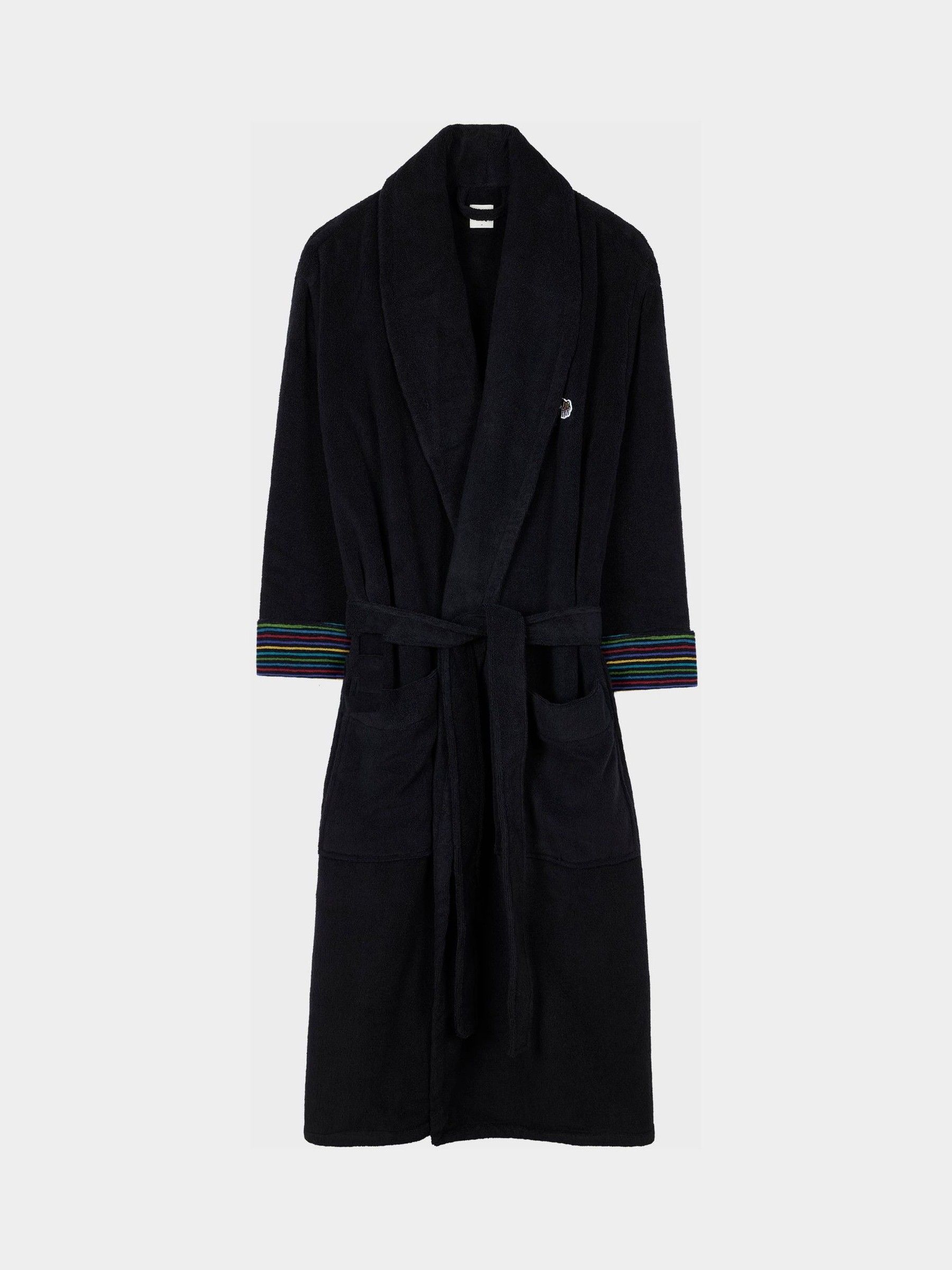 Paul Smith - Zebra Morgenmantel - Nightwear & Lounge - Herren - Schwarzk - L - Bild 4