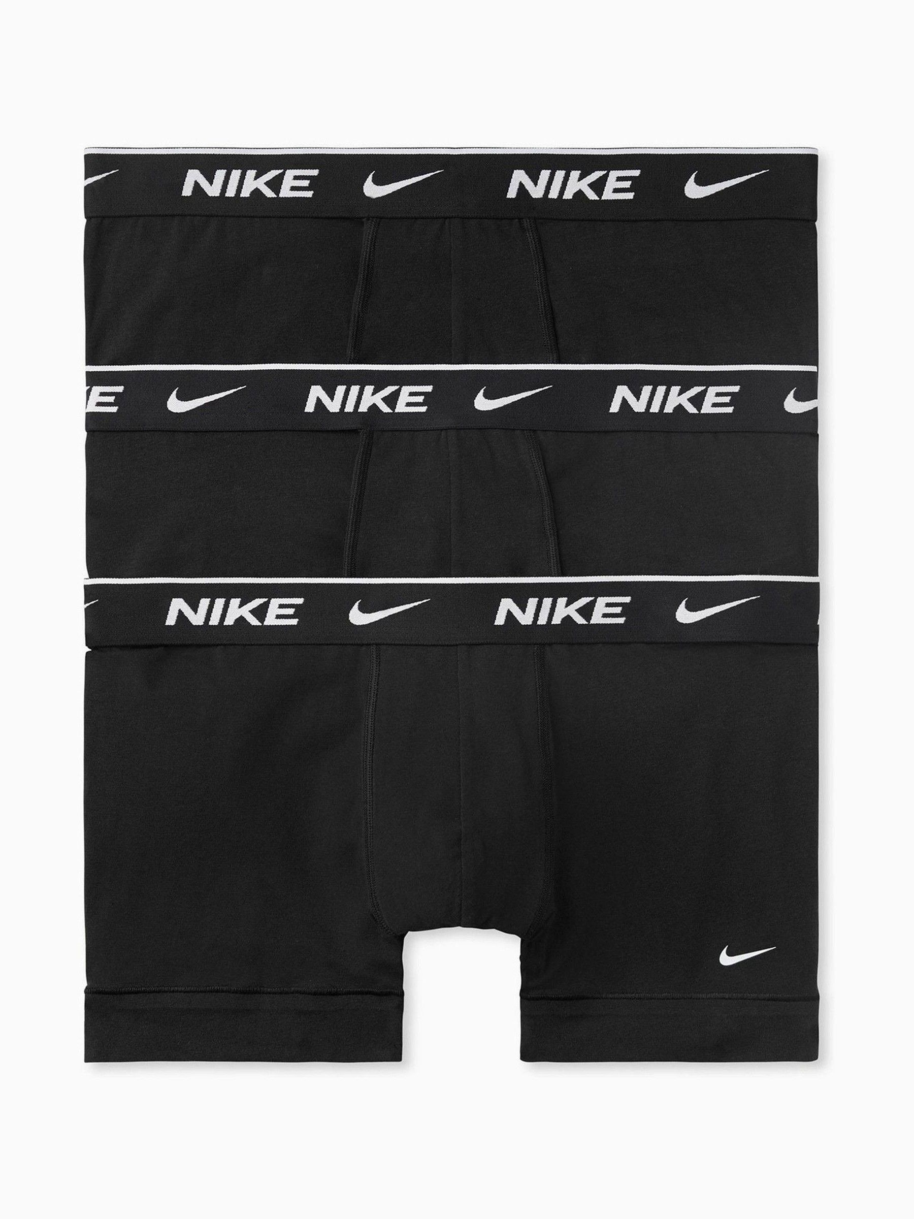 Boxer Nike Everyday Cotton Stretch X3 Uomo Nero Extra Piccolo - Immagine 4