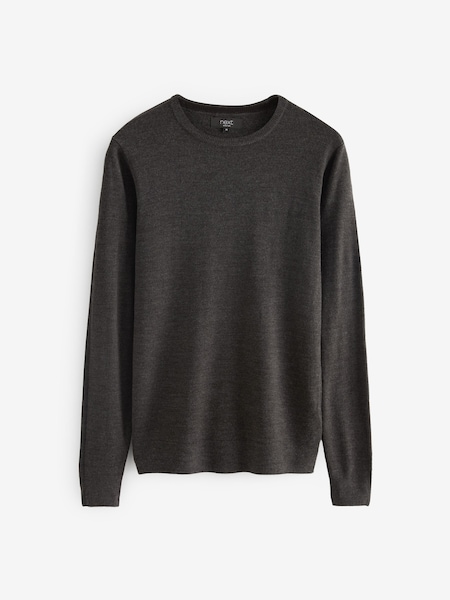 Light Grey Plain Regular Fit 100% Cotton Premium Quarter Zip Jumper
