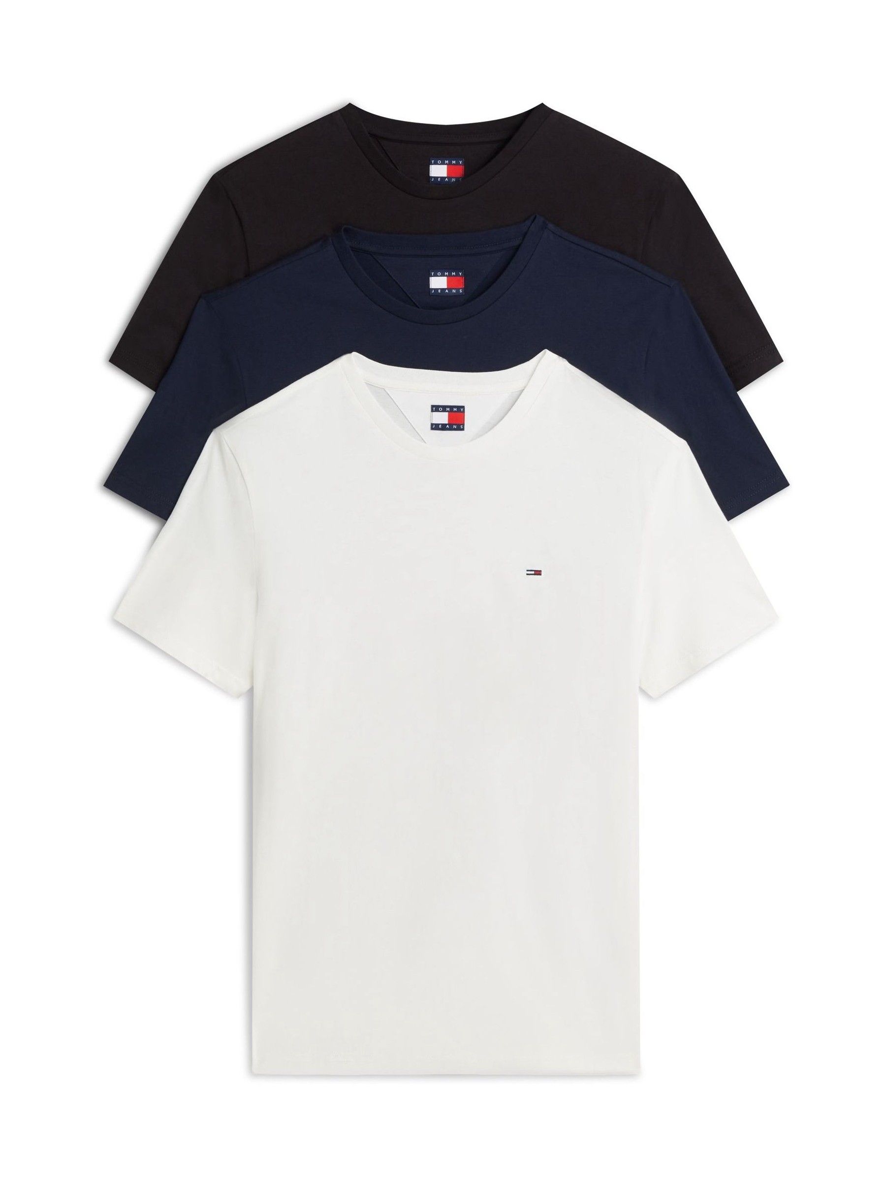 Tommy Jeans Herren Bunt T-Shirt-Set Dm0dm21579 Fit - Bild 2